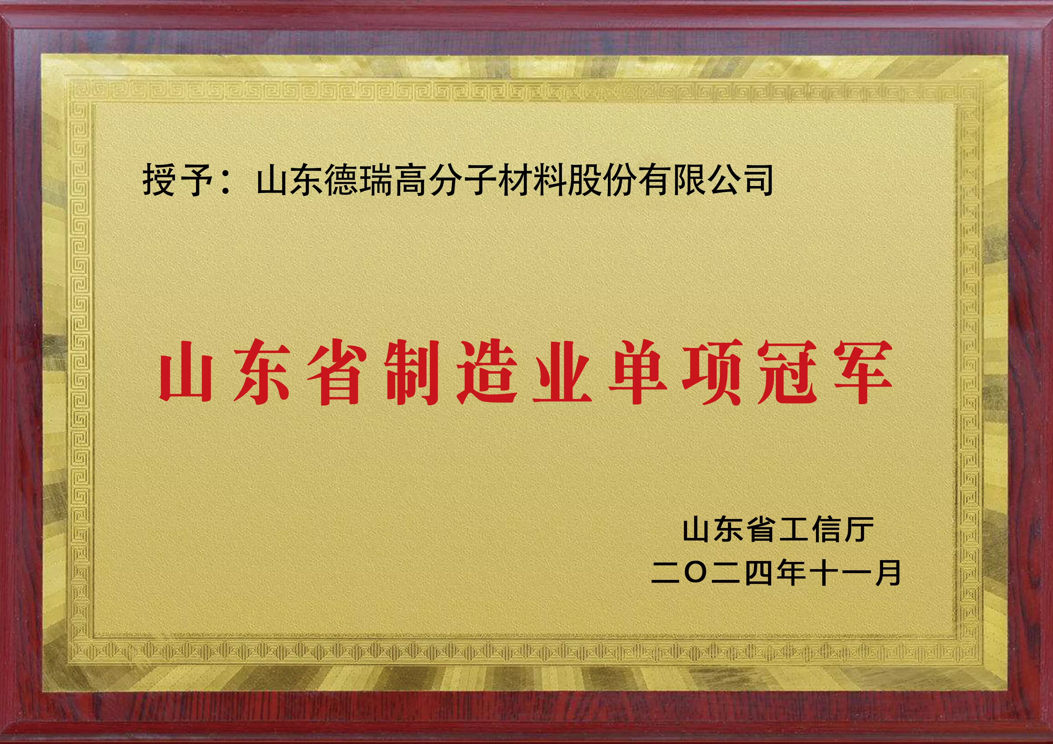 制造业单项冠军